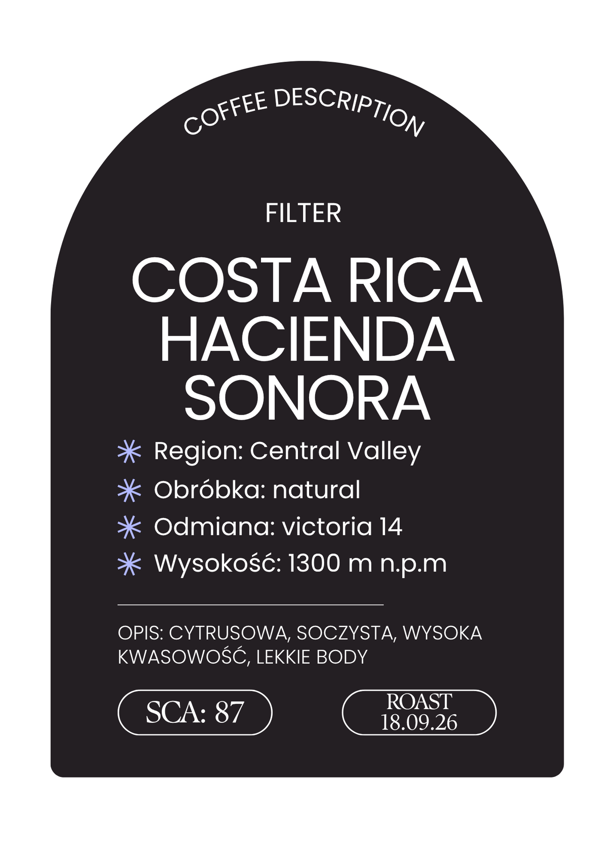 Costa Rica Hacienda Sonora [filter]